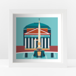 Quadro Pantheon Facciata Esterna